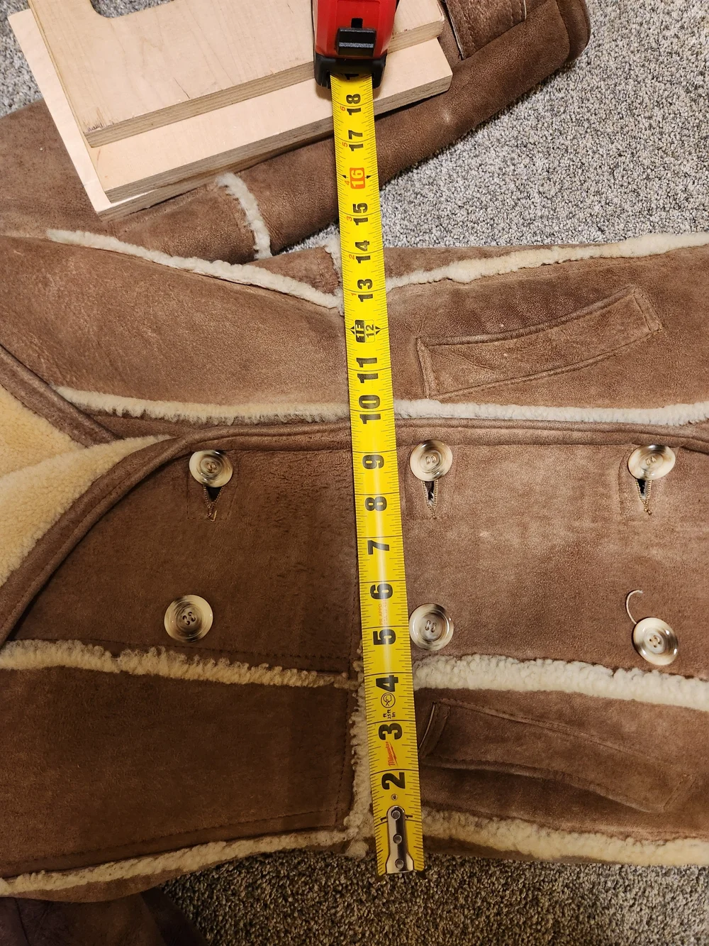 Long Classic Shearling Coat - Picture 4 of 8